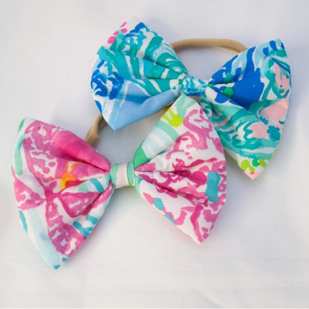 Lilly Pulitzer Bow Headband for Kids Baby’s Elephant Bazaar
Or
Mermaid Cove